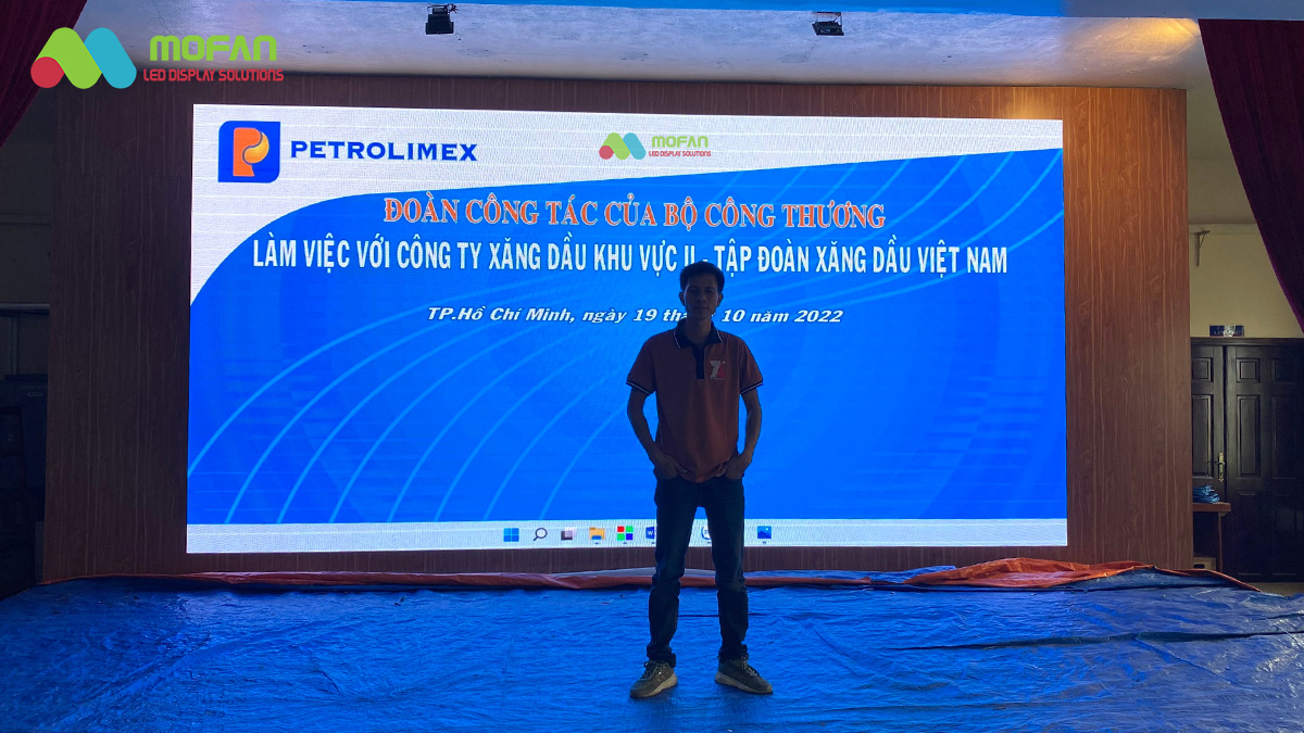 Công trình màn hình LED P3 tại Kho B xăng dầu Petrolimex 1