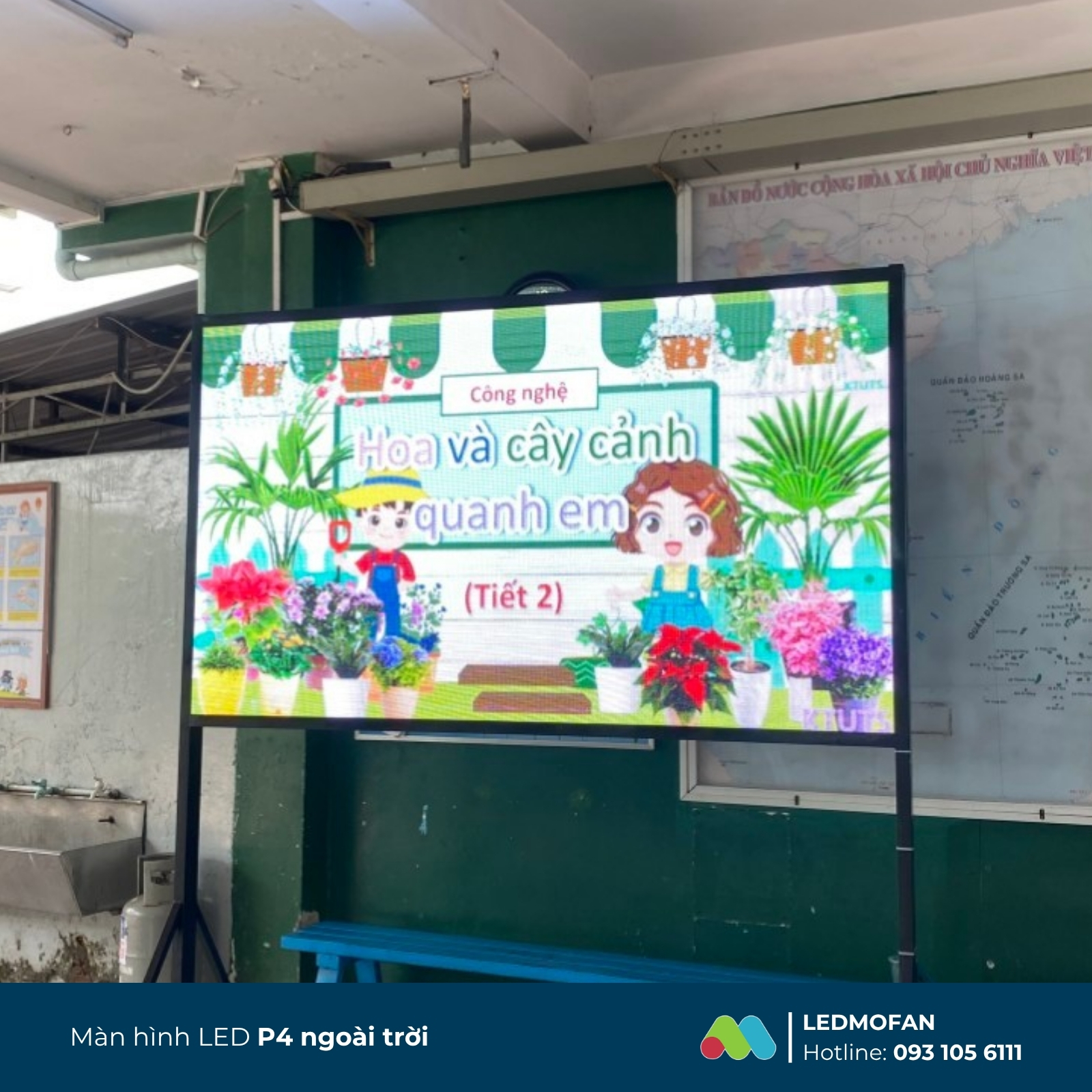 Màn Hình LED P4 Ngoài Trời 13