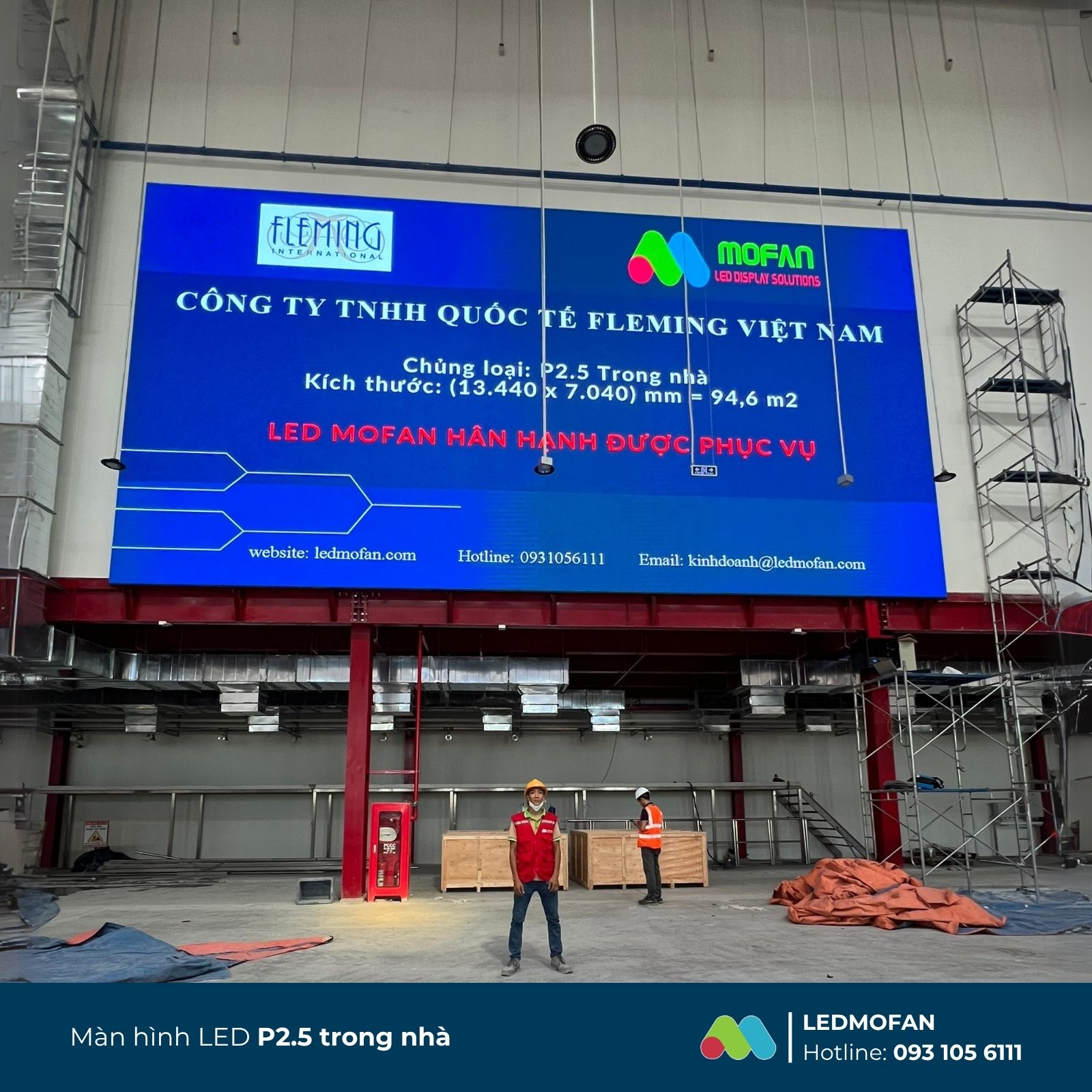 Màn hình LED P2.5 trong nhà - LEDMofan