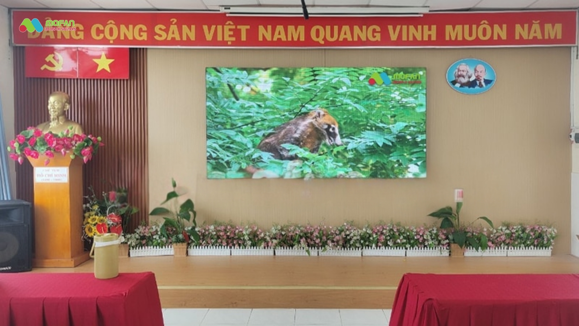 Màn hình LED P2.5 trong nhà tại hội trường - LEDMofan