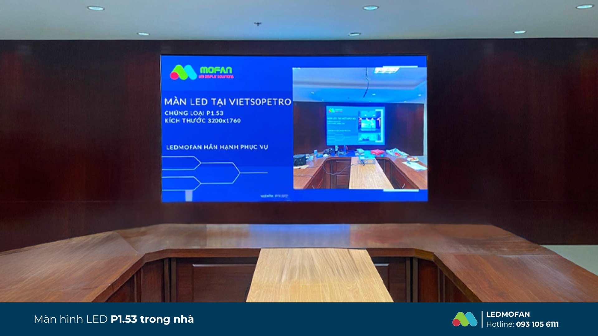 Màn hình LED P1.53 trong nhà - LEDMofan
