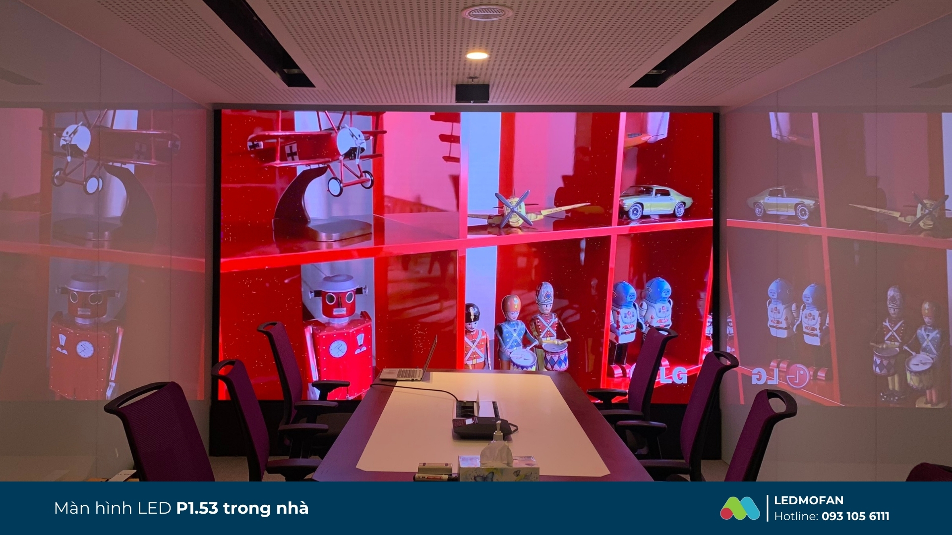 Màn hình LED P1.53 trong nhà - LEDMofan