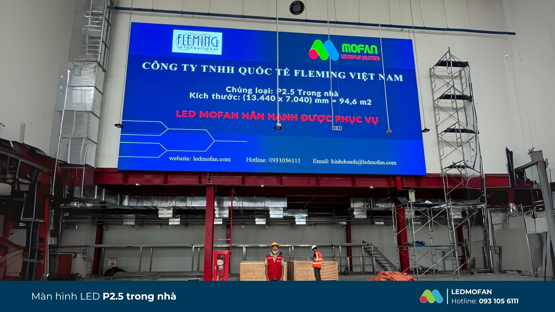 Màn hình LED P2.5 trong nhà - LEDMofan