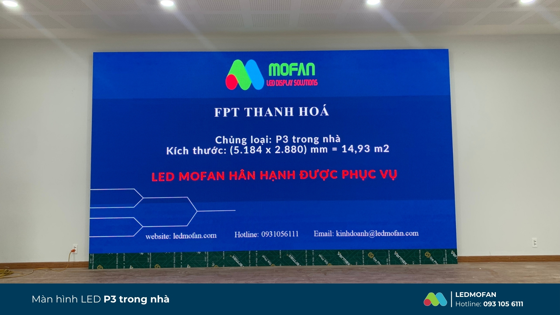 Màn hình LED P3 trong nhà - LEDMofan