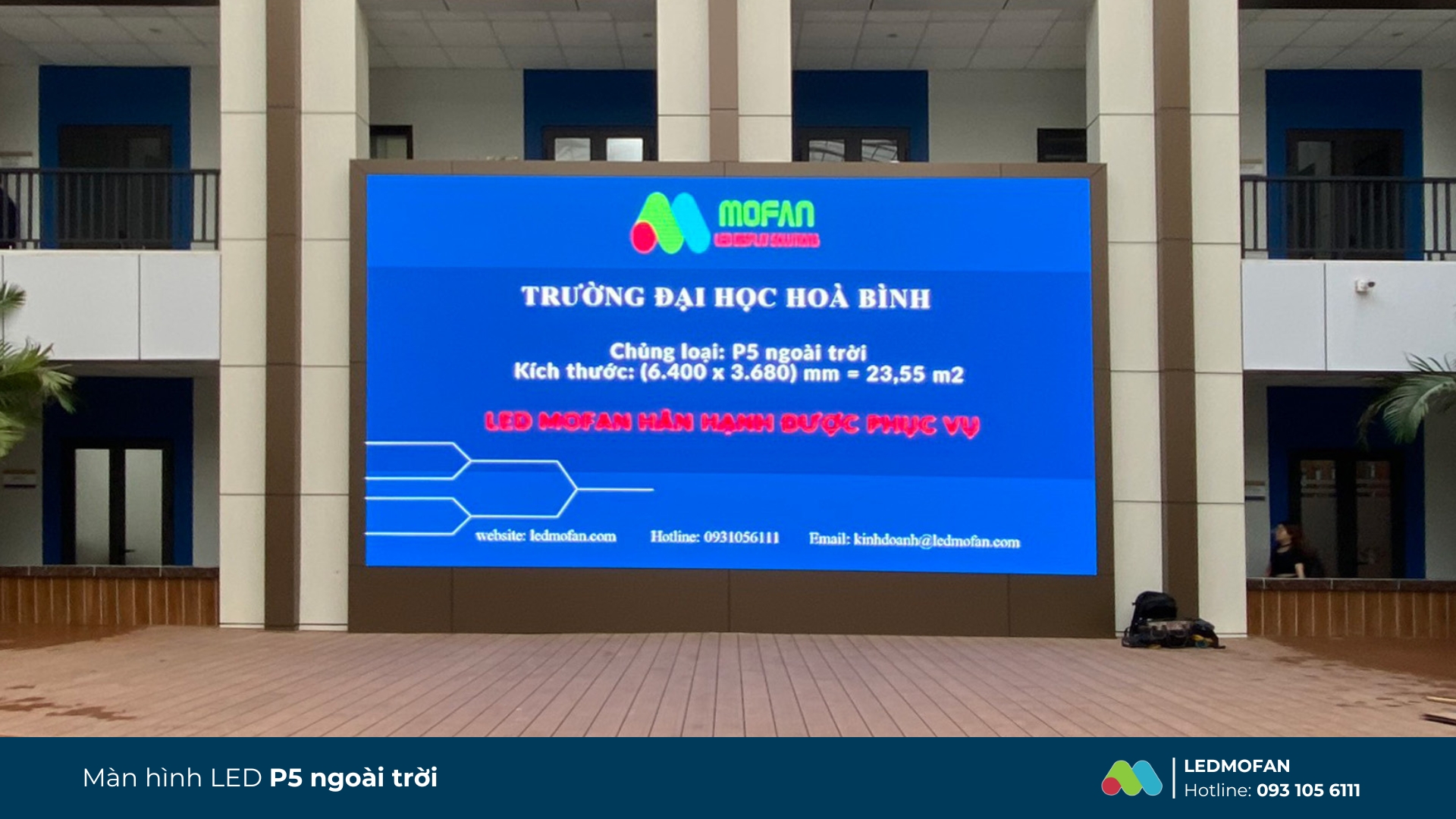 Màn hình LED P5 ngoài trời - LEDMofan