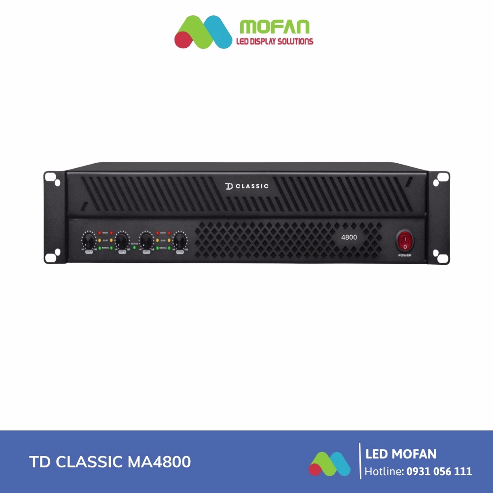 Amply công suất 4 kênh hiệu suất cao TD Classic MA4800 3 amply-classic-ma4800